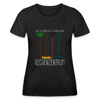 Galabauer Rechenzentrum Gärtner Galabau - Frauen Funktions-T-Shirt - Schwarz - Vorne - AI Model Female 172 light (172cm)