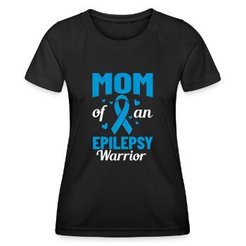 Epilepsy Convulsive disease Epileptic seizure - Women's Functional T-Shirt - black - Front - AI Model Female 172 light (172cm)