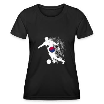 Coupe du monde de l’équipe nationale de Corée du Sud - T-shirt sport Femme - noir - Devant - AI Model Female 172 light (172cm)