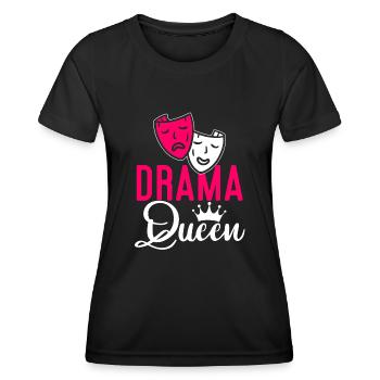 Actrice Drame Broadway Musical Theater - T-shirt sport Femme - noir - Devant - AI Model Female 172 light (172cm)