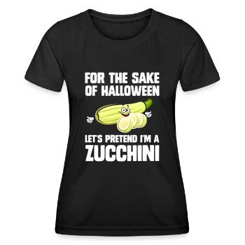 Pour l’amour d’Halloween, faisons semblant - T-shirt sport Femme - noir - Devant - AI Model Female 172 light (172cm)