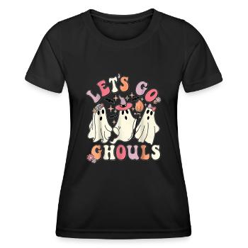 Let’s Go Ghouls - T-shirt sport Femme - noir - Devant - AI Model Female 172 light (172cm)