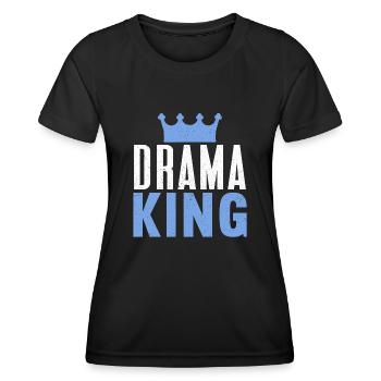 Actrice Drame Broadway Musical Theater - T-shirt sport Femme - noir - Devant - AI Model Female 172 light (172cm)