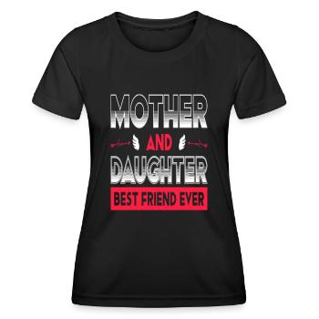 Mother Daughter Best Friend - Frauen Funktions-T-Shirt - Schwarz - Vorne - AI Model Female 172 light (172cm)