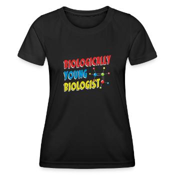 Biologie Biologe Kinder Biologie - Frauen Funktions-T-Shirt - Schwarz - Vorne - AI Model Female 172 light (172cm)