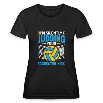 Water Polo Wasserball - Women's Functional T-Shirt - black - Front - AI Model Female 172 light (172cm)