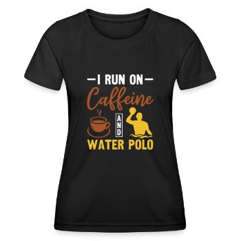 Water Polo Wasserball - Women's Functional T-Shirt - black - Front - AI Model Female 172 light (172cm)