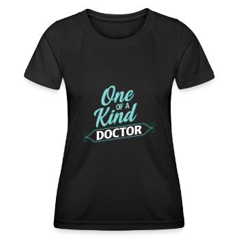 Doctor Unique Medical - Women's Functional T-Shirt - black - Front - AI Model Female 172 light (172cm)
