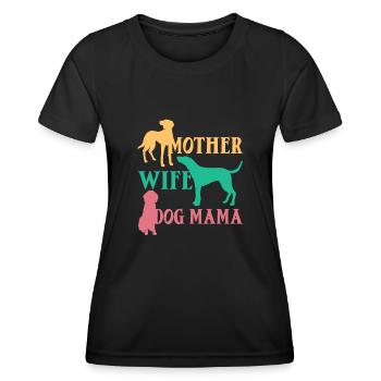 Treeing Walker Coonhound - Women's Functional T-Shirt - black - Front - AI Model Female 172 light (172cm)