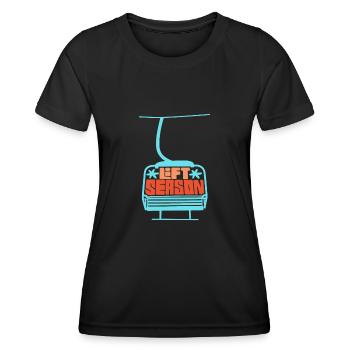 Do You Even Lift Bro Ski - Women's Functional T-Shirt - black - Front - AI Model Female 172 light (172cm)