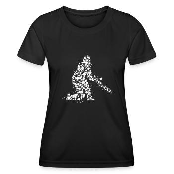 Cricket - Women's Functional T-Shirt - black - Front - AI Model Female 172 light (172cm)