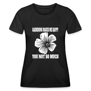 Gärtner Garten Obstgarten Geschenk Hobbygärtner - Frauen Funktions-T-Shirt - Schwarz - Vorne - AI Model Female 172 light (172cm)