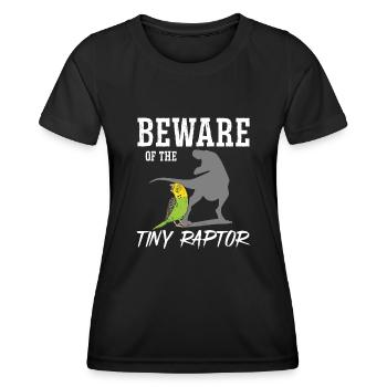 Budgerigar Perruche Oiseau Cadeau pour animaux de compagnie - T-shirt sport Femme - noir - Devant - AI Model Female 172 light (172cm)