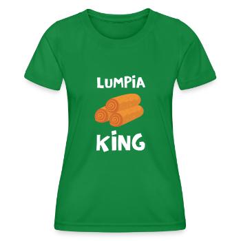 Filipino Pride Pinoy Spring Roll Lumpia Thats How - Women's Functional T-Shirt - kelly green - Front - AI Model Female 172 dark (172cm)