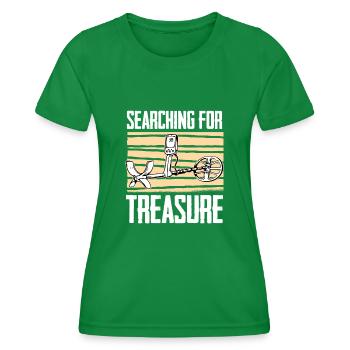 Prospectors Digging Treasure - Women's Functional T-Shirt - kelly green - Front - AI Model Female 172 dark (172cm)