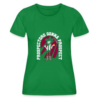 Prospectors Digging Treasure - Women's Functional T-Shirt - kelly green - Front - AI Model Female 172 dark (172cm)