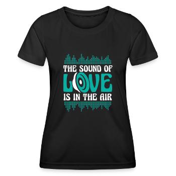 Sound Engineer Sound Engineer Husband - Women's Functional T-Shirt - black - Front - AI Model Female 172 light (172cm)