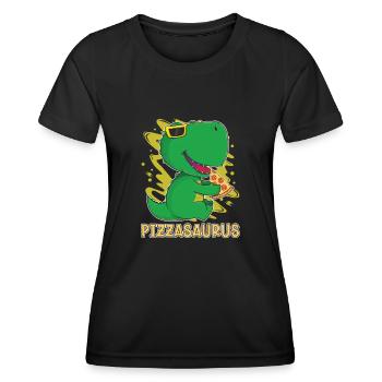 Dinosaurier Erwachsener Dinosaurier - Frauen Funktions-T-Shirt - Schwarz - Vorne - AI Model Female 172 light (172cm)