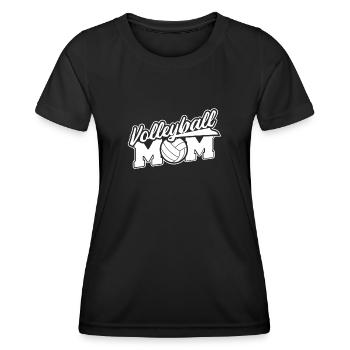 Volleyball Volleyball Player Volleyball Mama - T-shirt sport Femme - noir - Devant - AI Model Female 172 light (172cm)
