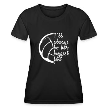 Volleyball Volleyball Player Volleyball Mama - T-shirt sport Femme - noir - Devant - AI Model Female 172 light (172cm)