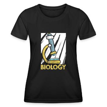 Biologie Biologe Kinder Biologie - Frauen Funktions-T-Shirt - Schwarz - Vorne - AI Model Female 172 light (172cm)