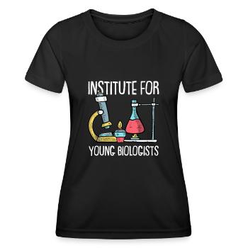Biologie Biologe Kinder Biologie - Frauen Funktions-T-Shirt - Schwarz - Vorne - AI Model Female 172 light (172cm)