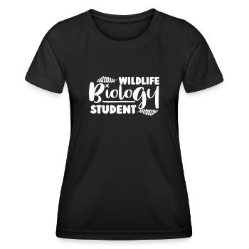 Biologie Biologe Kinder Biologie - Frauen Funktions-T-Shirt - Schwarz - Vorne - AI Model Female 172 light (172cm)