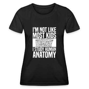 Biologie Biologe Kinder Biologie - Frauen Funktions-T-Shirt - Schwarz - Vorne - AI Model Female 172 light (172cm)