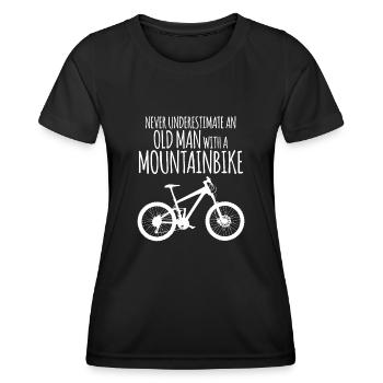 VTT VTT VTT VTT - T-shirt sport Femme - noir - Devant - AI Model Female 172 light (172cm)