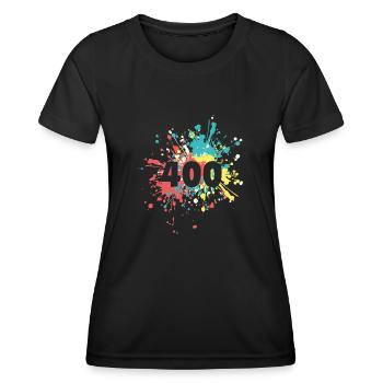 Status Mood Restful 400 Bad Request Color Splash - Women's Functional T-Shirt - black - Front - AI Model Female 172 light (172cm)