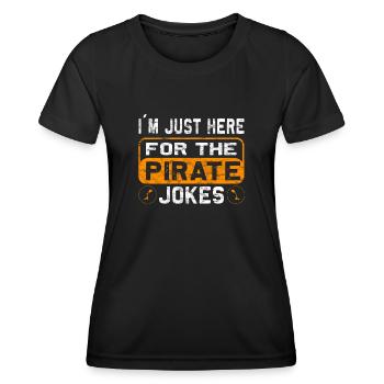 Amputierte Humorprothese -Chirurgie Amputation - Frauen Funktions-T-Shirt - Schwarz - Vorne - AI Model Female 172 light (172cm)