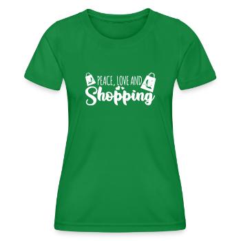 Shopping shoes buy high heels - Women's Functional T-Shirt - kelly green - Front - AI Model Female 172 dark (172cm)