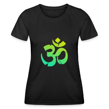 Om Symbol by HOB Products - Women's Functional T-Shirt - black - Front - AI Model Female 172 light (172cm)