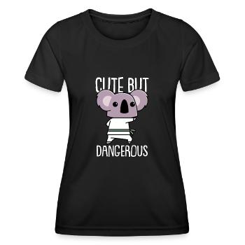Taekwondo Koala Taekwondo Mama - Women's Functional T-Shirt - black - Front - AI Model Female 172 light (172cm)
