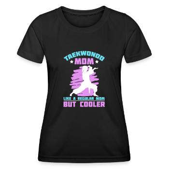 Taekwondo Mama - Women's Functional T-Shirt - black - Front - AI Model Female 172 light (172cm)