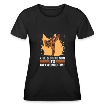 Taekwondo Funny - Women's Functional T-Shirt - black - Front - AI Model Female 172 light (172cm)