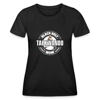 Taekwondo Mama - Women's Functional T-Shirt - black - Front - AI Model Female 172 light (172cm)
