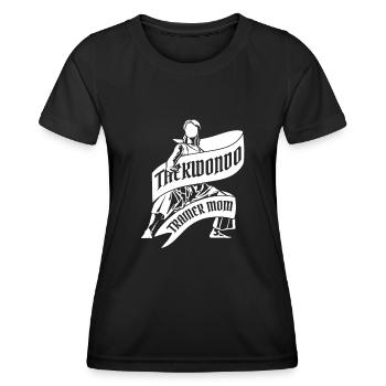 Taekwondo Mama - Women's Functional T-Shirt - black - Front - AI Model Female 172 light (172cm)