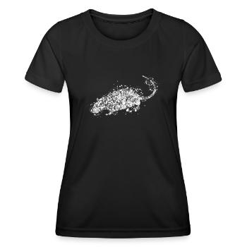 Souris Rat Rat Souris - T-shirt sport Femme - noir - Devant - AI Model Female 172 light (172cm)