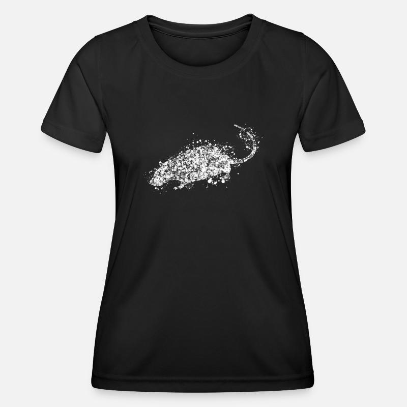 Rat Rat Mice Mouse - Women's Functional T-Shirt - black