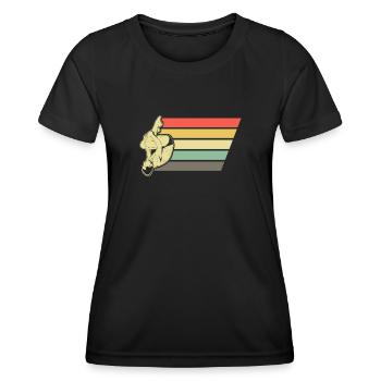 Plongeurs plongeurs - T-shirt sport Femme - noir - Devant - AI Model Female 172 light (172cm)