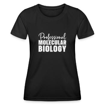 Biologiste Biologiste moléculaire - T-shirt sport Femme - noir - Devant - AI Model Female 172 light (172cm)