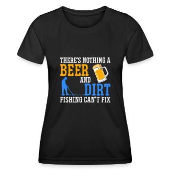 Metaldetektor Schatzsucher Schatzsuche - Frauen Funktions-T-Shirt - Schwarz - Vorne - AI Model Female 172 light (172cm)