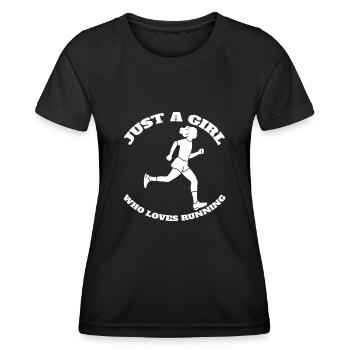 Jogger Cardio Training fit jogging running - T-shirt sport Femme - noir - Devant - AI Model Female 172 light (172cm)