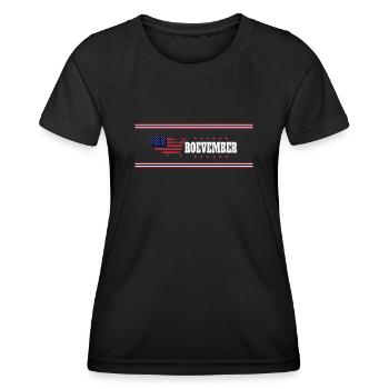 Roevember Election November Politic - Women's Functional T-Shirt - black - Front - AI Model Female 172 light (172cm)