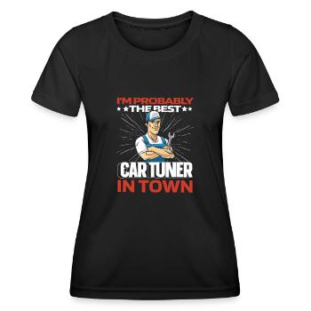 Screwdriver Tuning Tuner Key - Women's Functional T-Shirt - black - Front - AI Model Female 172 light (172cm)