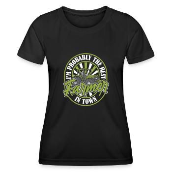 Farmer Farmer - Women's Functional T-Shirt - black - Front - AI Model Female 172 light (172cm)