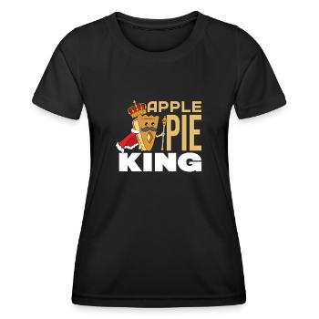 Apple pie - Women's Functional T-Shirt - black - Front - AI Model Female 172 light (172cm)