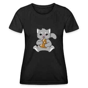 Apple pie - Women's Functional T-Shirt - black - Front - AI Model Female 172 light (172cm)