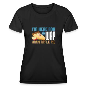Apple pie - Women's Functional T-Shirt - black - Front - AI Model Female 172 light (172cm)
